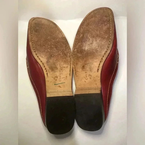 Cole Haan Women Shoe Red Mule Slide Flat Pre Owned 7.5 (see photos). - Picture 13 of 14